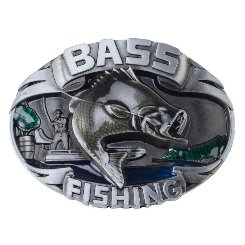 Largemouth Bass Western Belt Buckle
