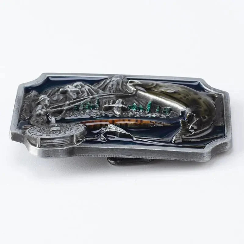 Largemouth Bass Western Belt Buckle