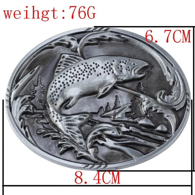 Largemouth Bass Western Belt Buckle