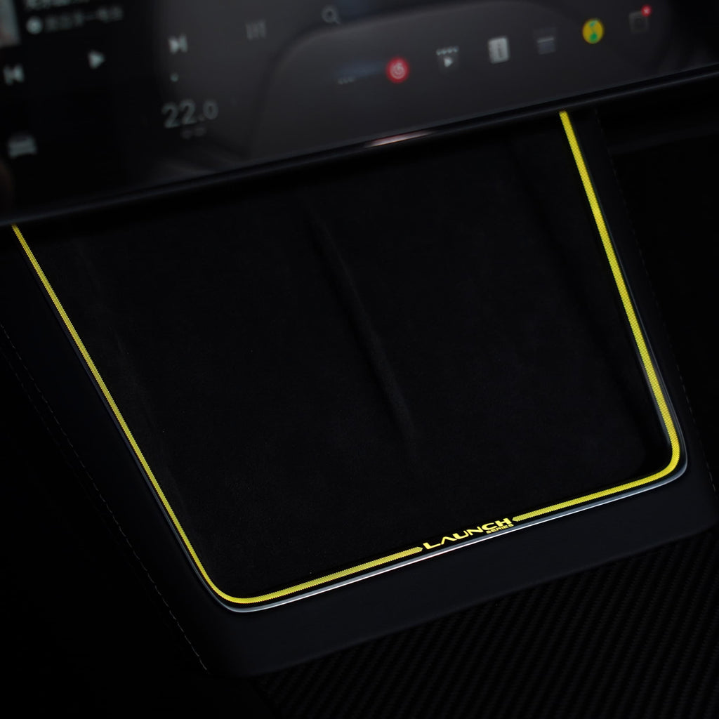 Laser-Carved Ambient Light for Model Y Juniper / YL Wireless Charging Port | Sikunuo