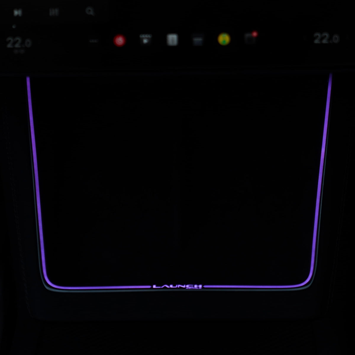 Laser-Carved Ambient Light for Model Y Juniper / YL Wireless Charging Port | Sikunuo