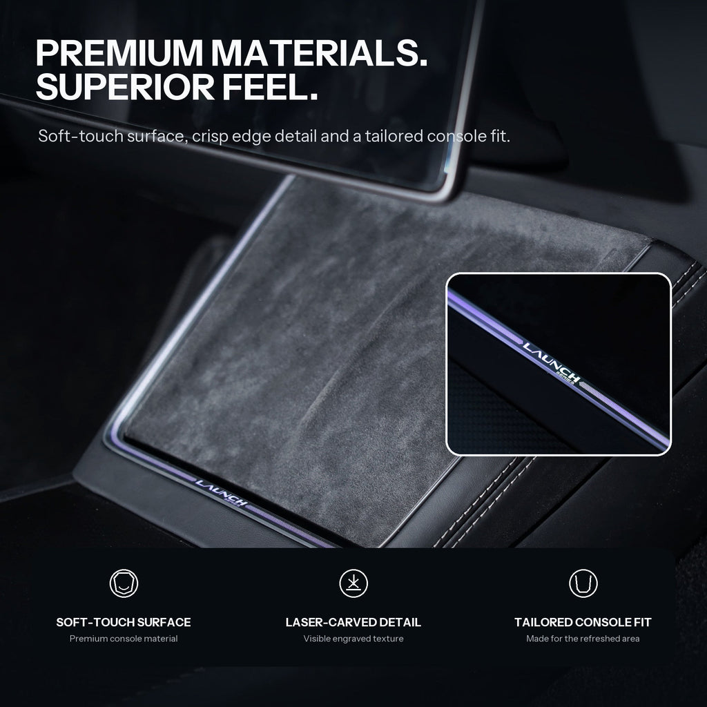 Laser-Carved Ambient Light for Model Y Juniper / YL Wireless Charging Port | Sikunuo