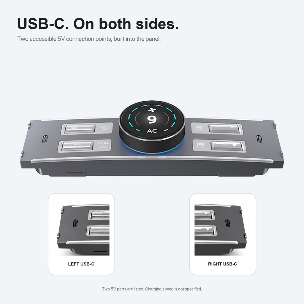 LCD Rotary Control Dock for Tesla Model 3 & Model Y