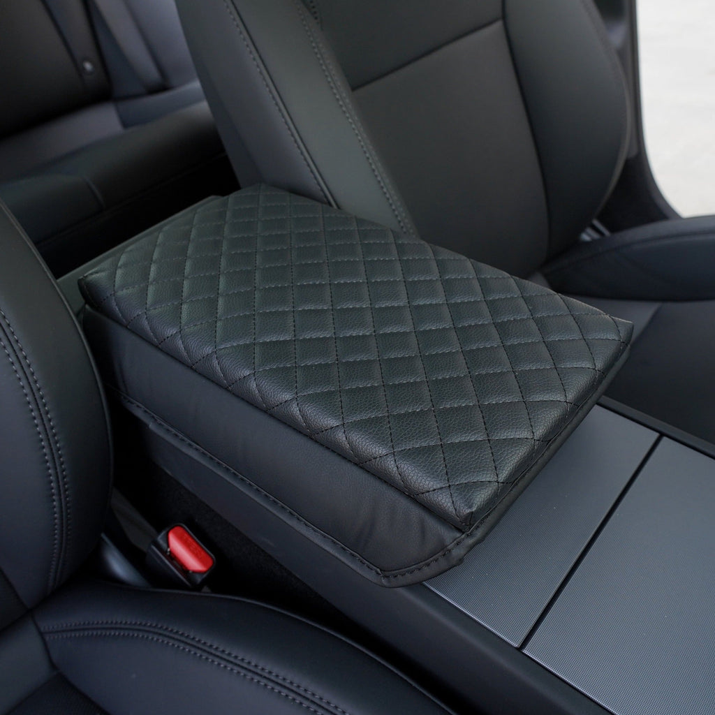 Leather Armrest Cover for Tesla Model 3 Highland / Model Y Juniper