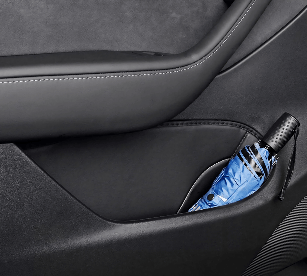 Leather Door Slot Storage Protective Pad for Tesla Model Y
