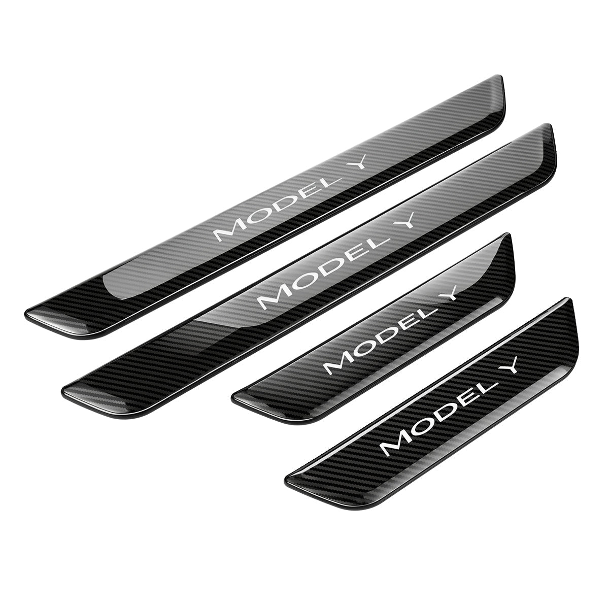 LED illuminated Welcome Pedal Door Sill Protector for Model Y / 3 | Sikunuo