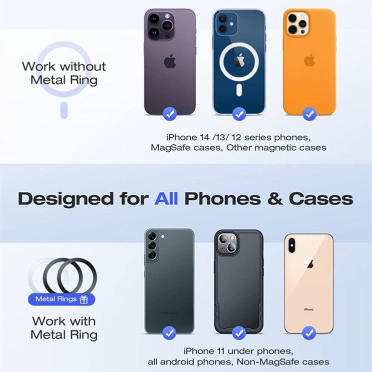 Magnetic Wireless Charging Phone Holder For Model 3 Highland/Y | Sikunuo