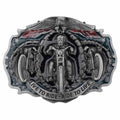 Live To Ride Ride To Live Western Belt Buckle