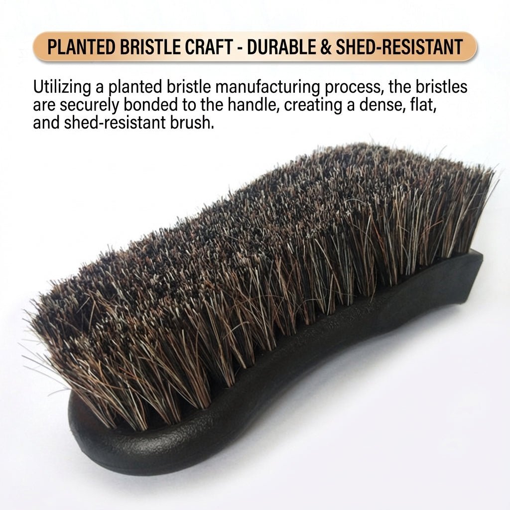 Long Bristle Horse Hair Leather Cleaning Brush for Tesla Interior | 1PCS