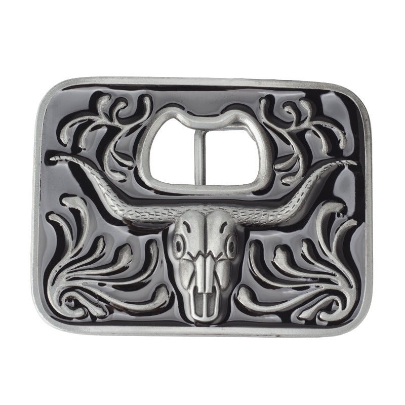 Longhorn Bottle Opener Belt Buckle