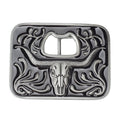 Longhorn Bottle Opener Belt Buckle