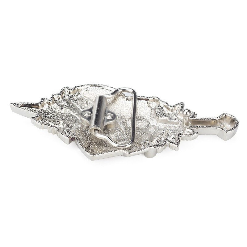 LOVE HURTS Heart-Piercing Sword Belt Buckle
