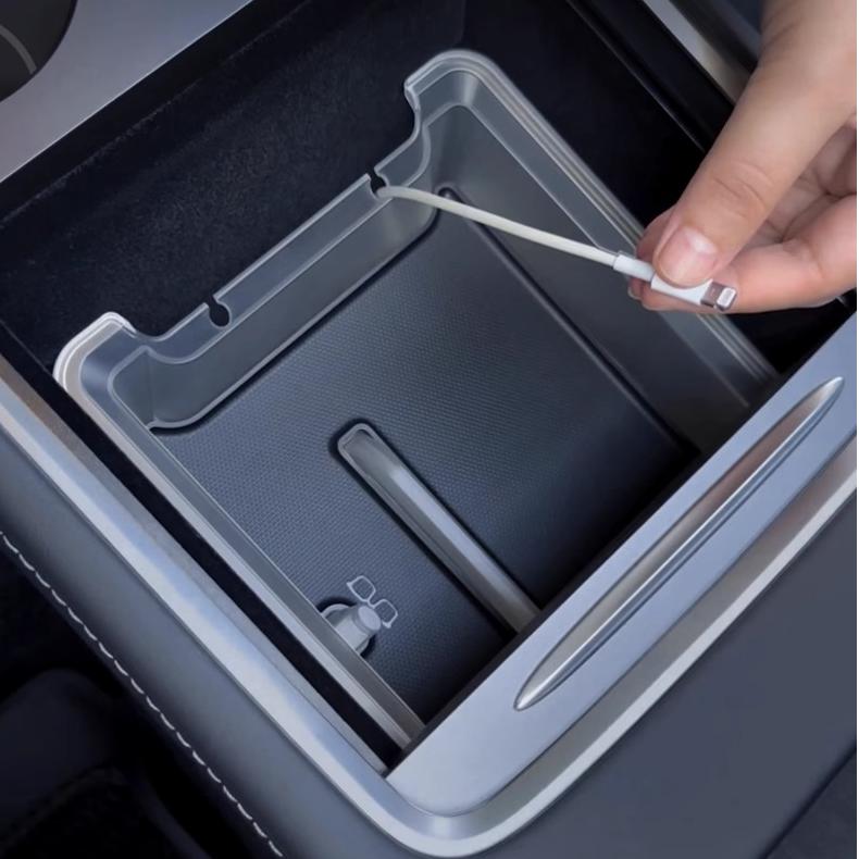 Center Console Storage Kits for Model Y Juniper / Model 3 Highland (2PCS) | Sikunuo