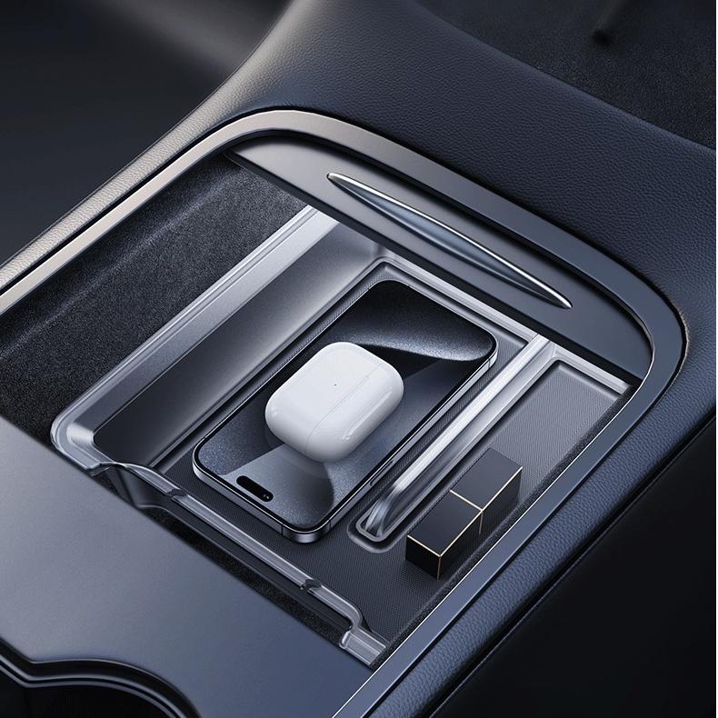 Center Console Storage Kits for Model Y Juniper / Model 3 Highland (2PCS) | Sikunuo