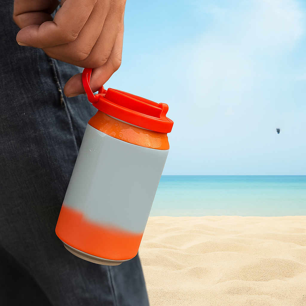 Sikunuo | No-Split Travel Reusable Soda Can Lid Cover