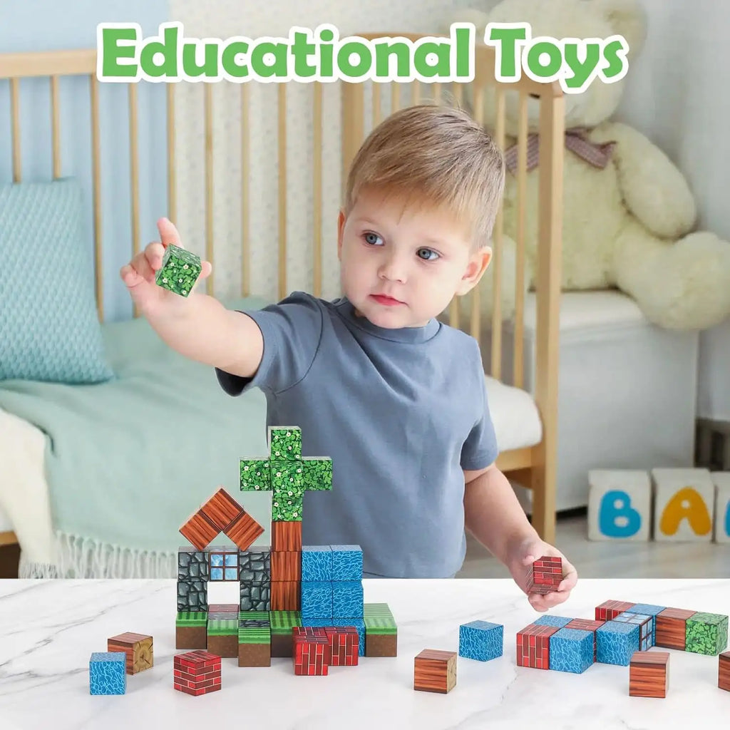 Magnetic Building Blocks Set