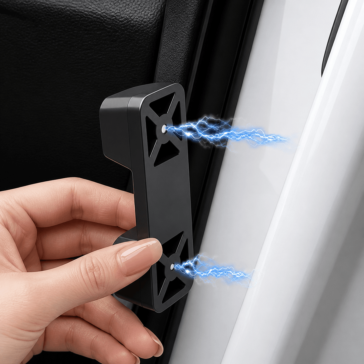 Magnetic Silicone Door Latch Dampers for Model 3 / Y (4-Pack)