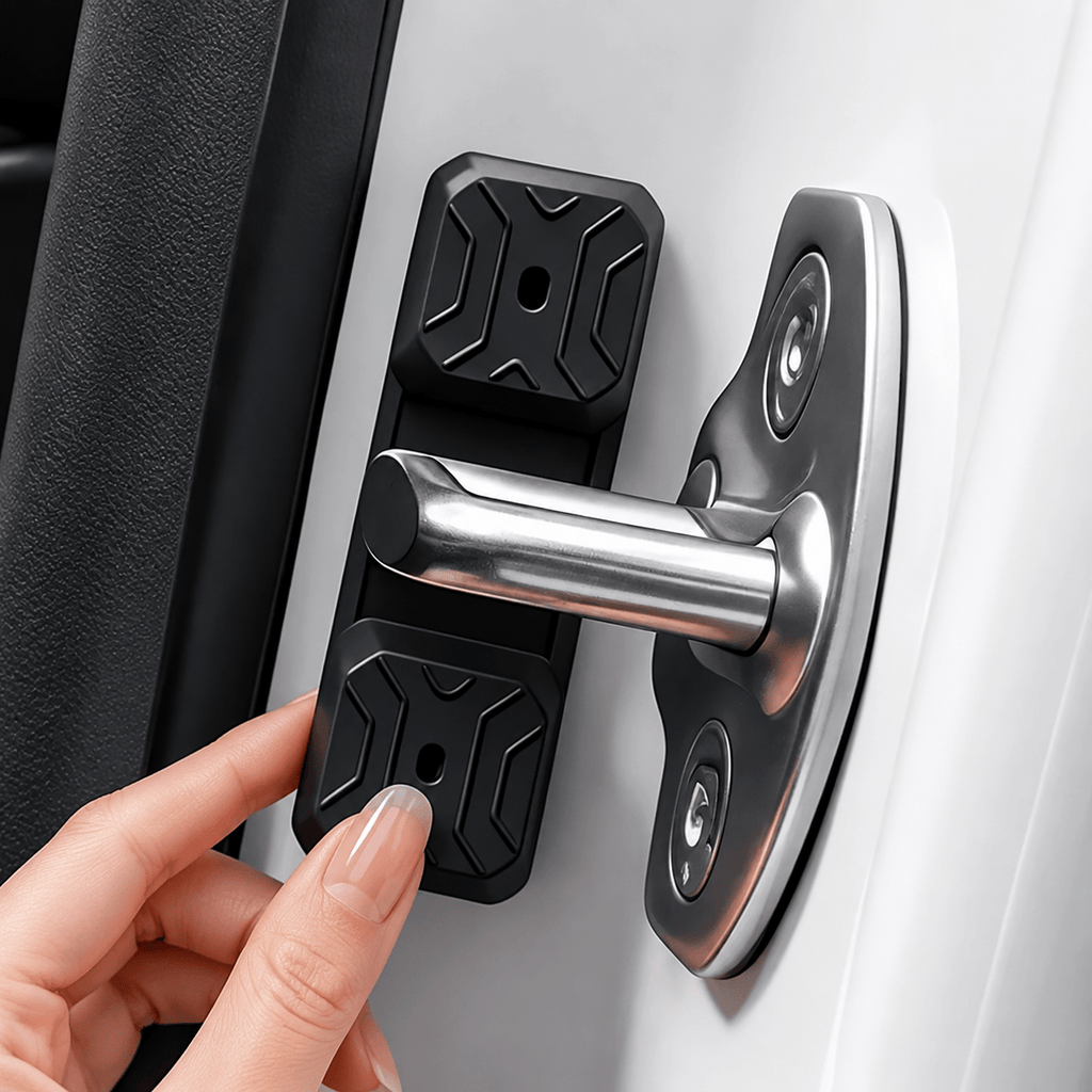 Magnetic Silicone Door Latch Dampers for Model 3 / Y (4-Pack)