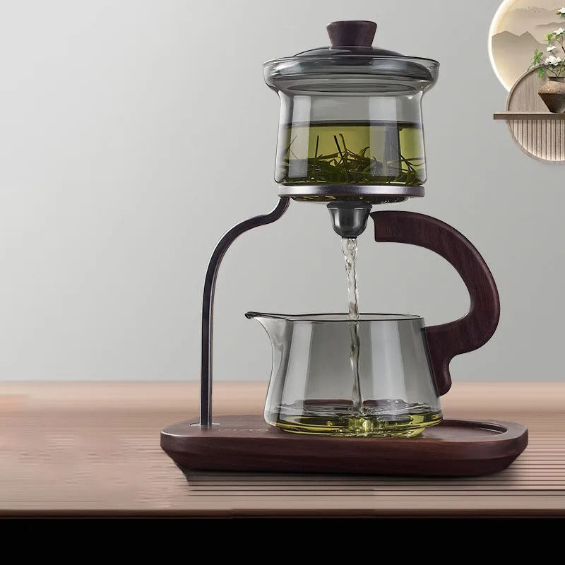 Sikunuo | Walnut Signature One-Key Glass Tea Set