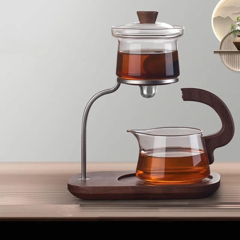 Sikunuo | Walnut Signature One-Key Glass Tea Set