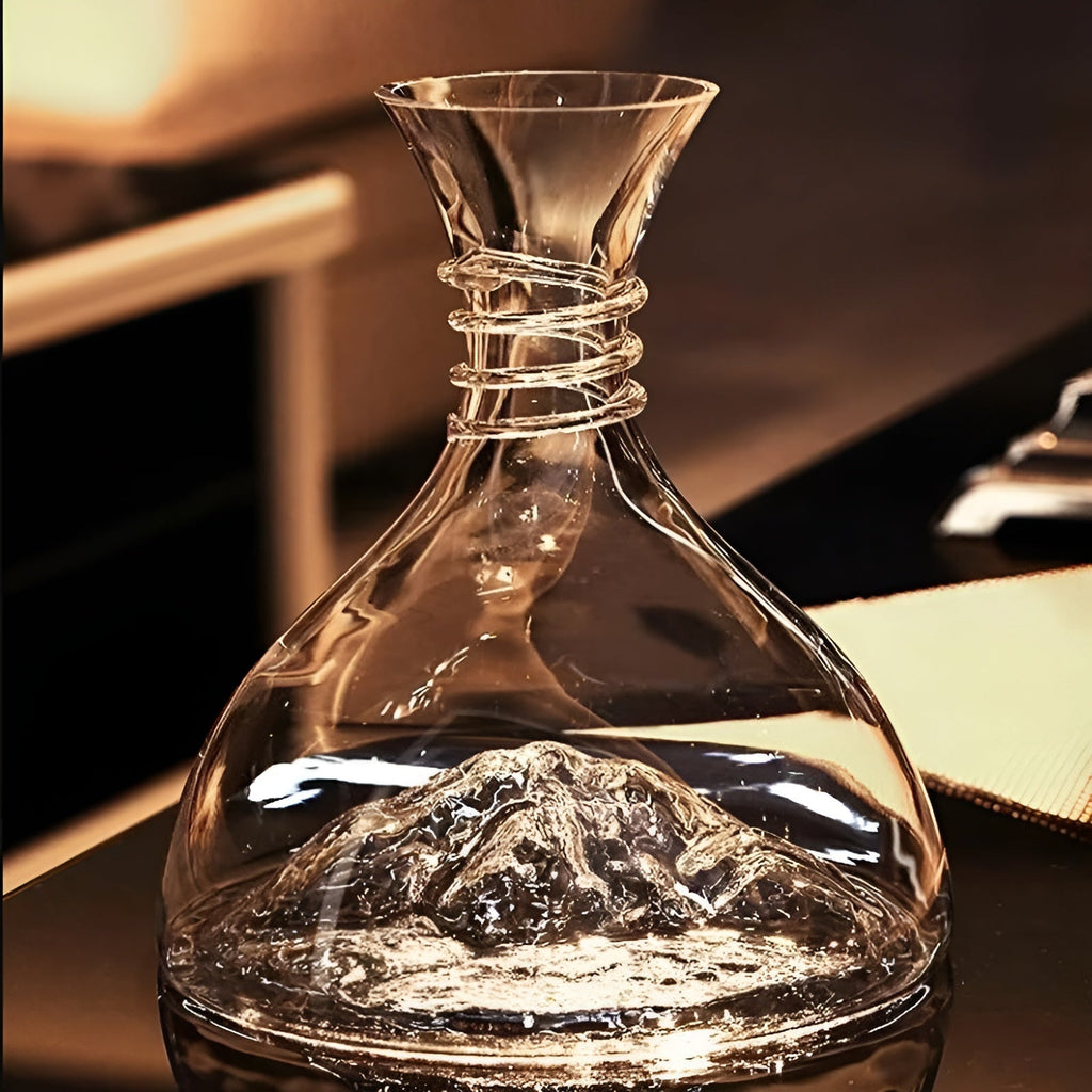 Red wine decanter crystal glass – whisky wines wine fast waterfall iceberg dispenser red wines kettle | Sikunuo