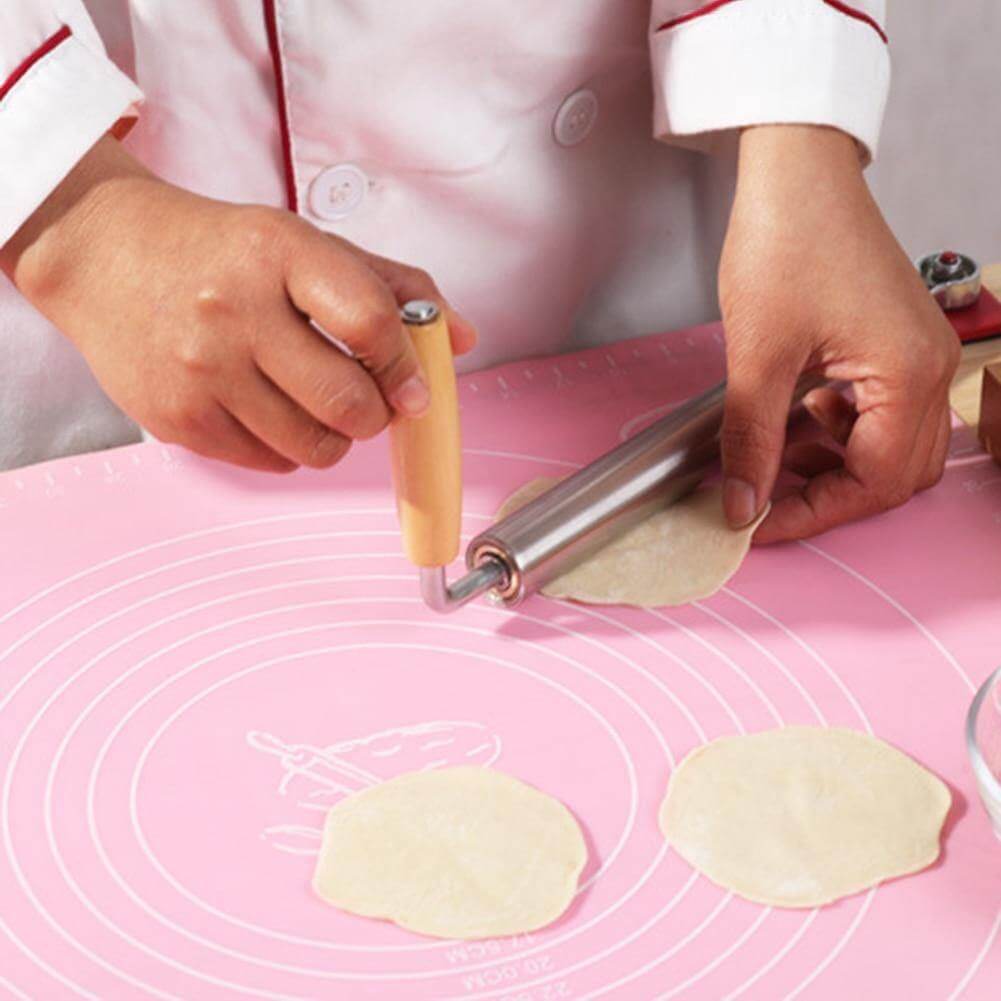 Sikunuo | Stainless Steel Easy Dough Roller Pin