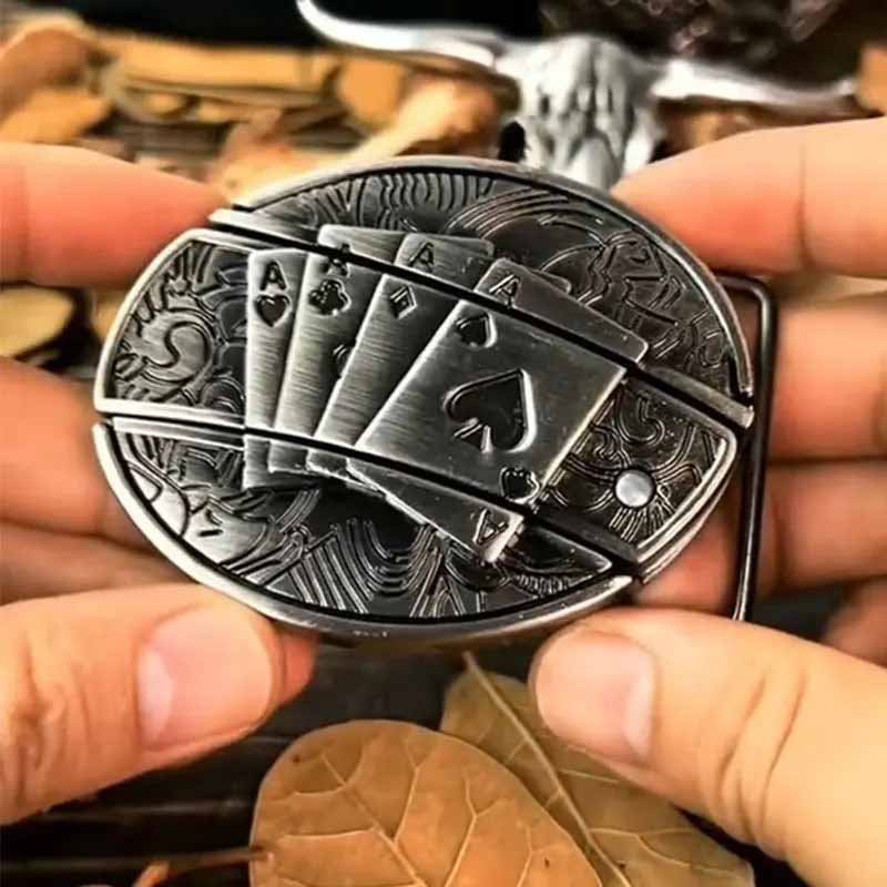 Cool Belt Buckle – Custom Text Engraved on the Back