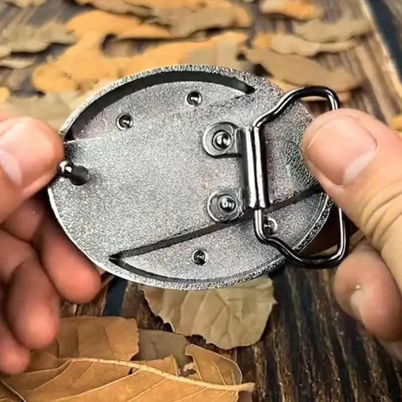 Cool Belt Buckle – Custom Text Engraved on the Back