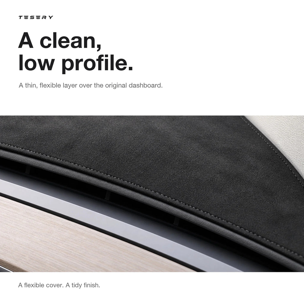 Microfiber Dashboard Cover for Tesla Model 3 & Model Y