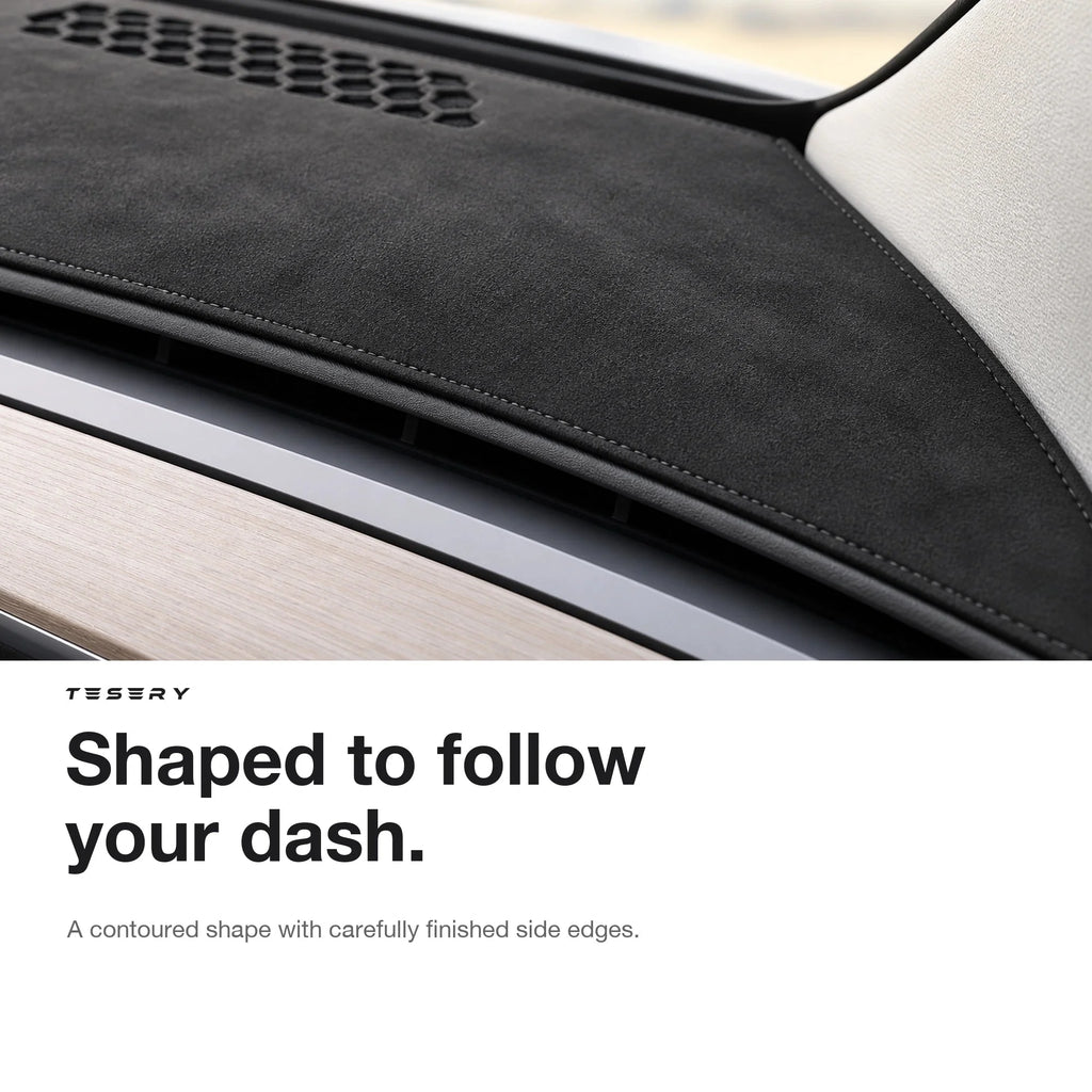 Microfiber Dashboard Cover for Tesla Model 3 & Model Y
