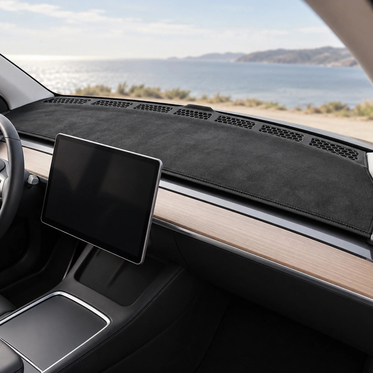 Microfiber Dashboard Cover for Tesla Model 3 & Model Y
