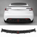 Model 3 Highland Real Carbon Fiber Rear Diffuser | Sikunuo