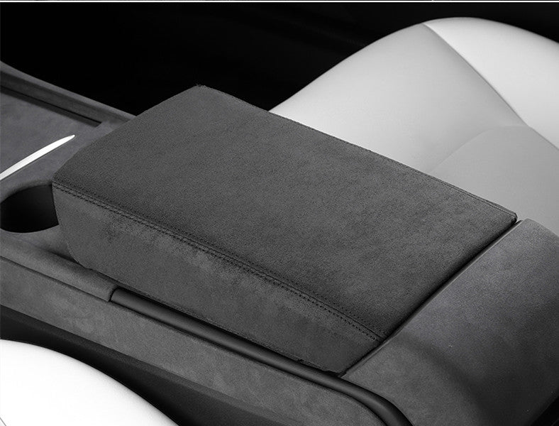 Alcantara Armrest Cover for Model 3 Highland & Model Y Juniper | Sikunuo