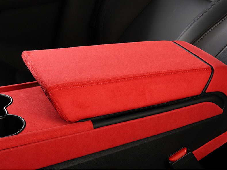 Alcantara Armrest Cover for Model 3 Highland & Model Y Juniper | Sikunuo
