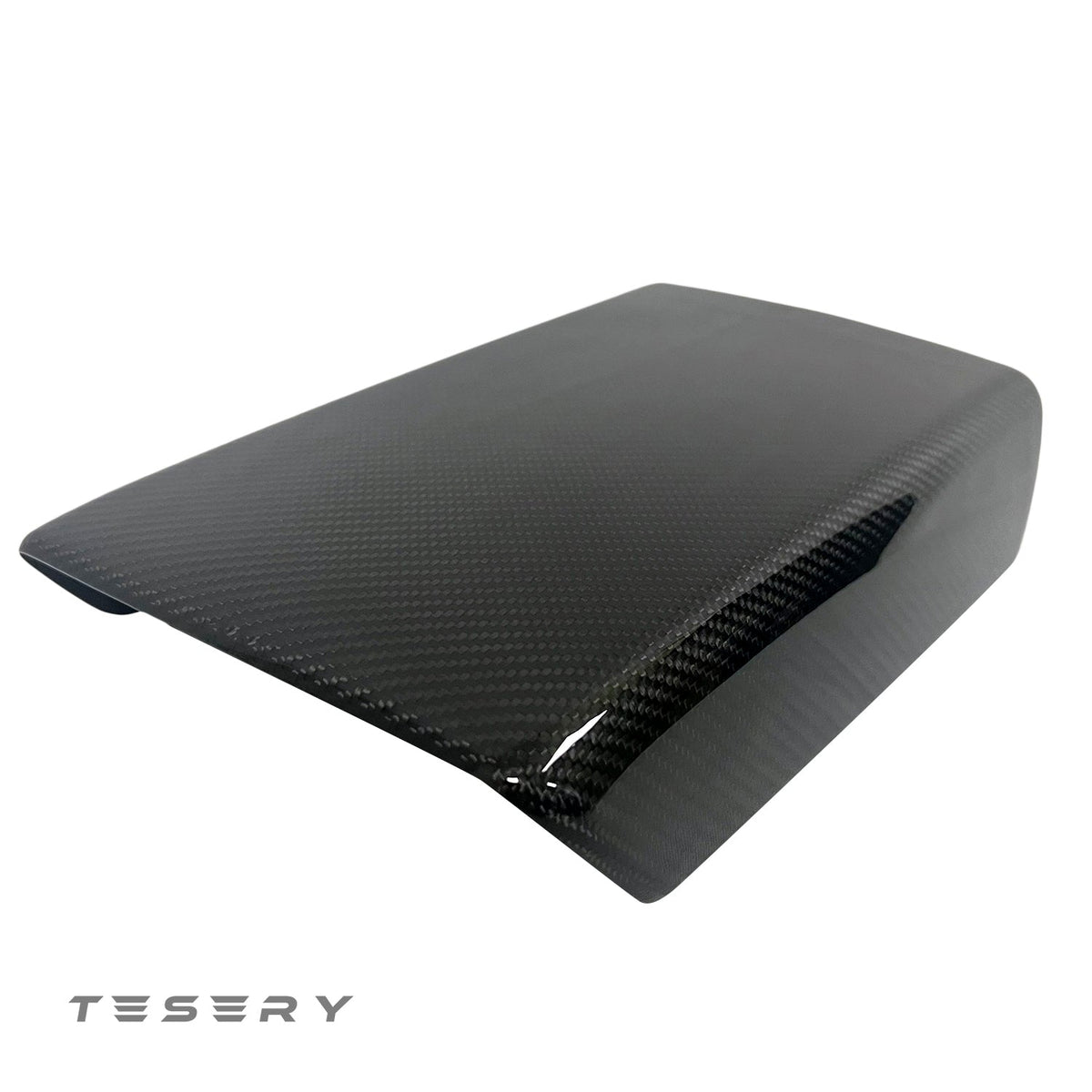 Sikunuo Model Y / 3 Armrest Cover - Dry Carbon Fiber Interior Mods