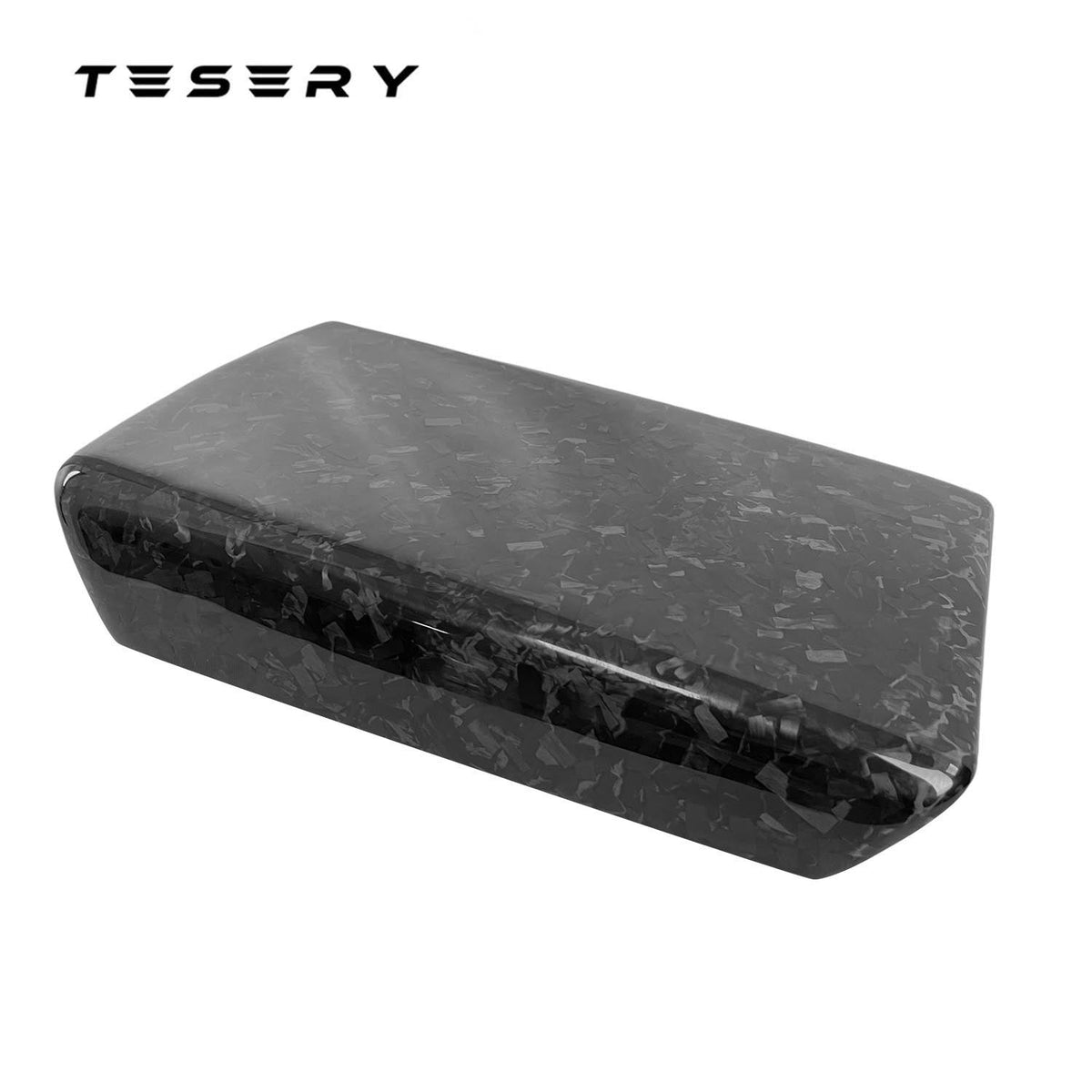 Sikunuo Model Y / 3 Armrest Cover - Dry Carbon Fiber Interior Mods