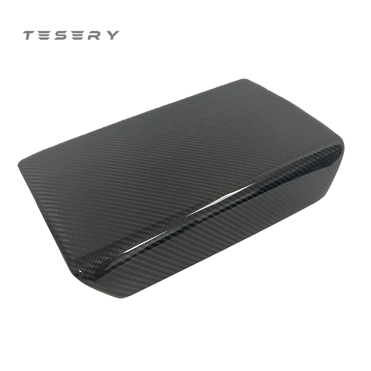 Sikunuo Model Y / 3 Armrest Cover - Dry Carbon Fiber Interior Mods