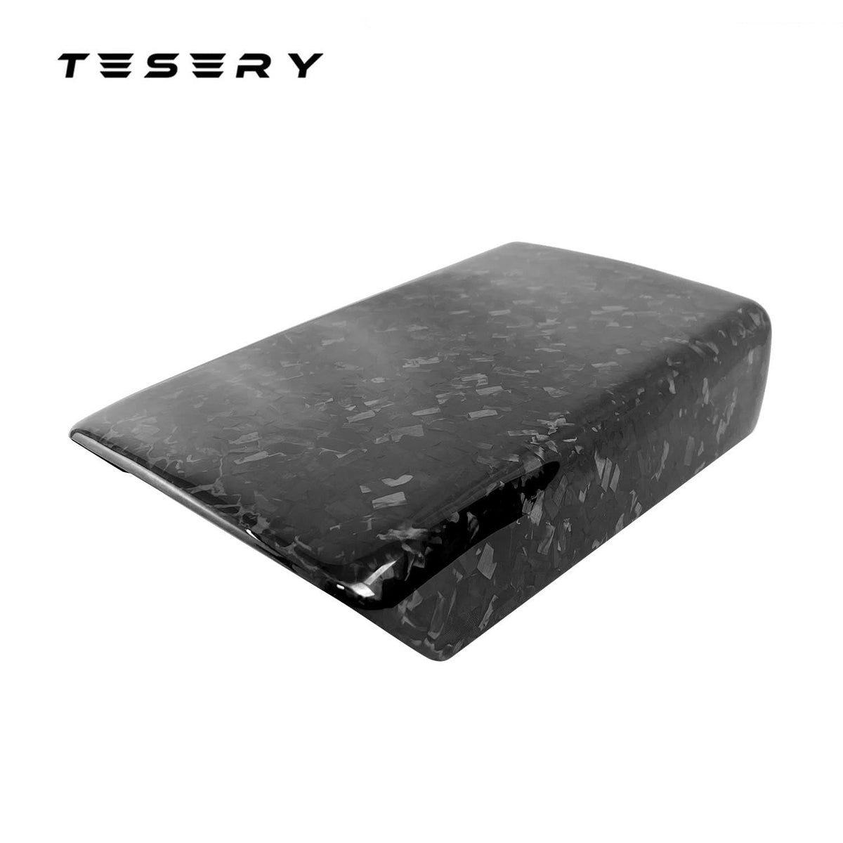 Sikunuo Model Y / 3 Armrest Cover - Dry Carbon Fiber Interior Mods