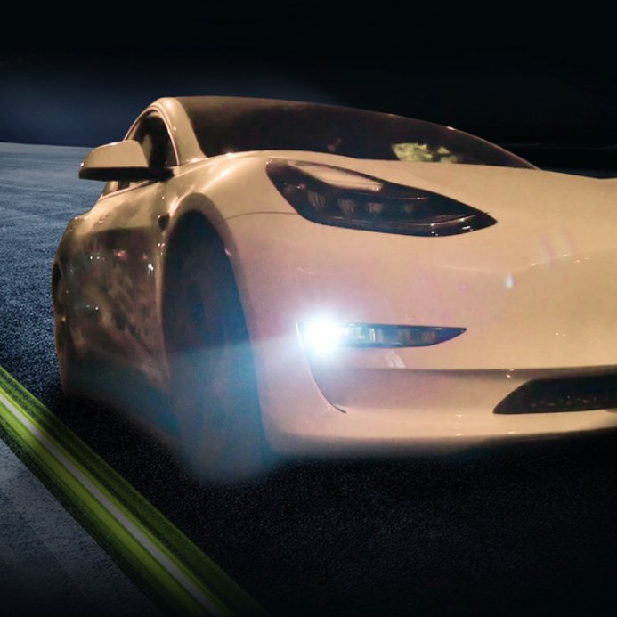Sikunuo Modified Fog Light Sequential Turn Signal for Model 3/Y