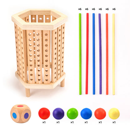 Montessori Color Sorting Tower