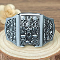 Multi-Skull Collage Lighter Belt Buckle