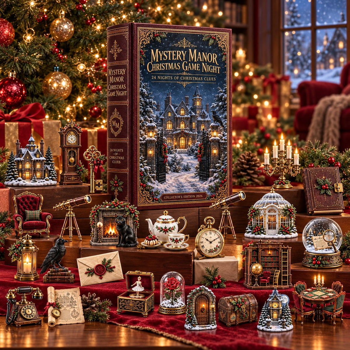 Mysterious Manor House Advent Calendar 2026 - 24 Evenings of Christmas Clues