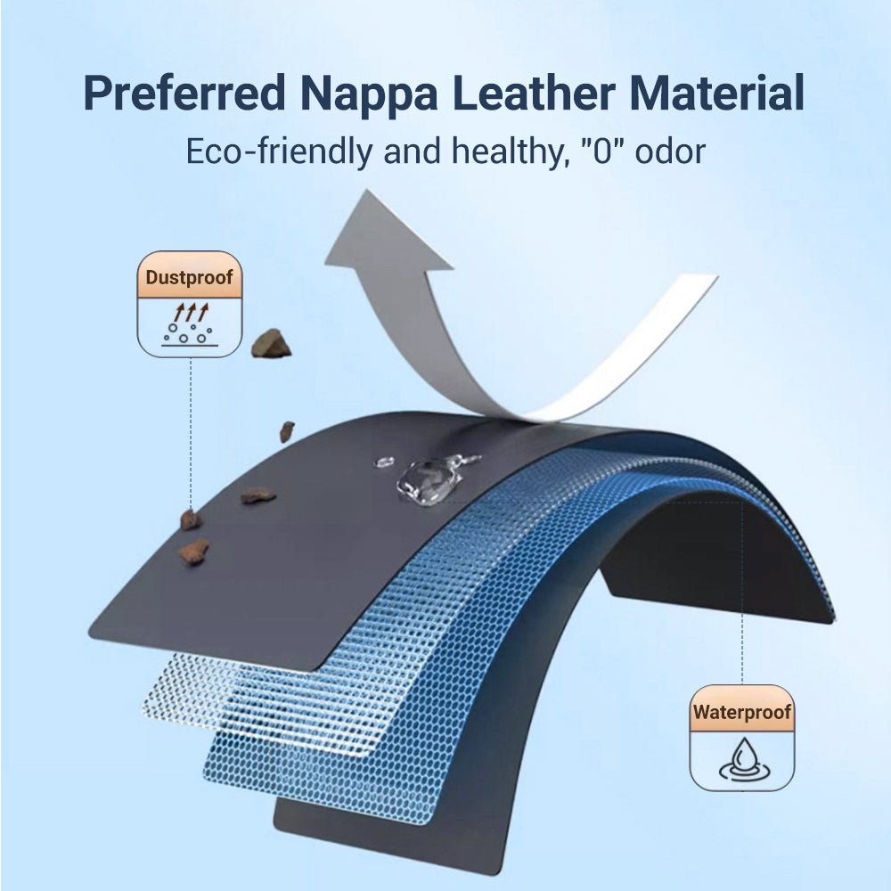 Nappa Leather Trunk Side Protectors for Model Y Juniper