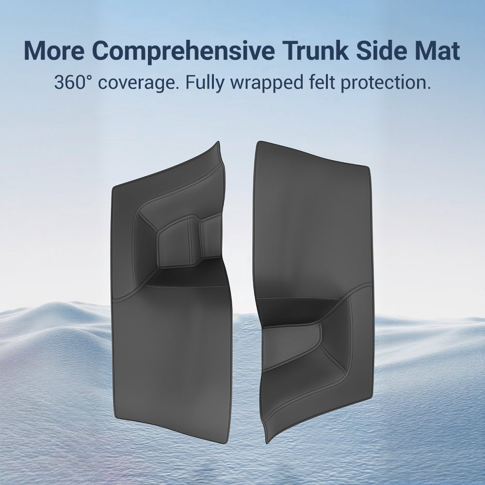 Nappa Leather Trunk Side Protectors for Model Y Juniper