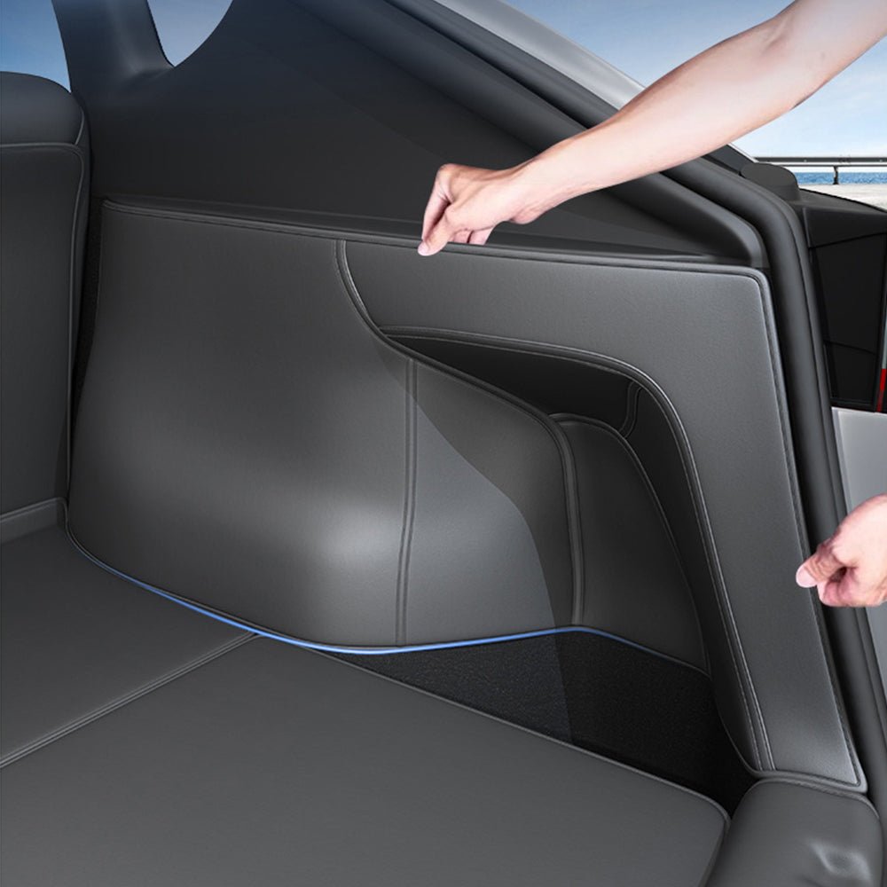 Nappa Leather Trunk Side Protectors for Model Y Juniper