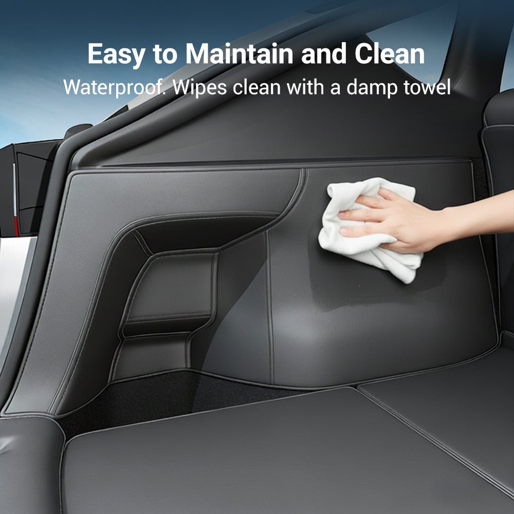 Nappa Leather Trunk Side Protectors for Model Y Juniper