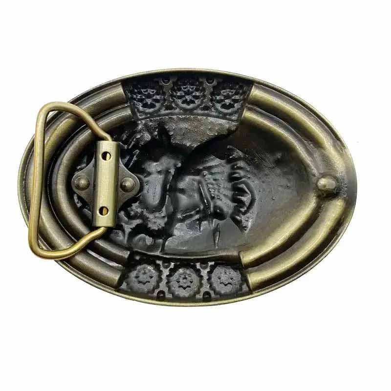 Native American  Turquoise Decor Western Belt Buckle
