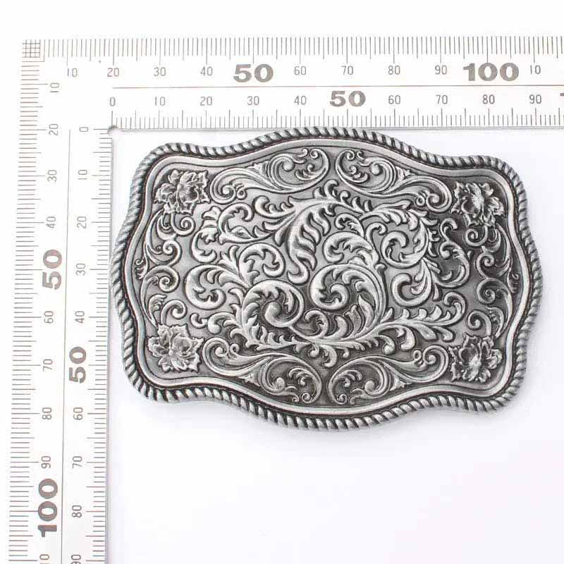 New Square Arabesque Belt Buckle