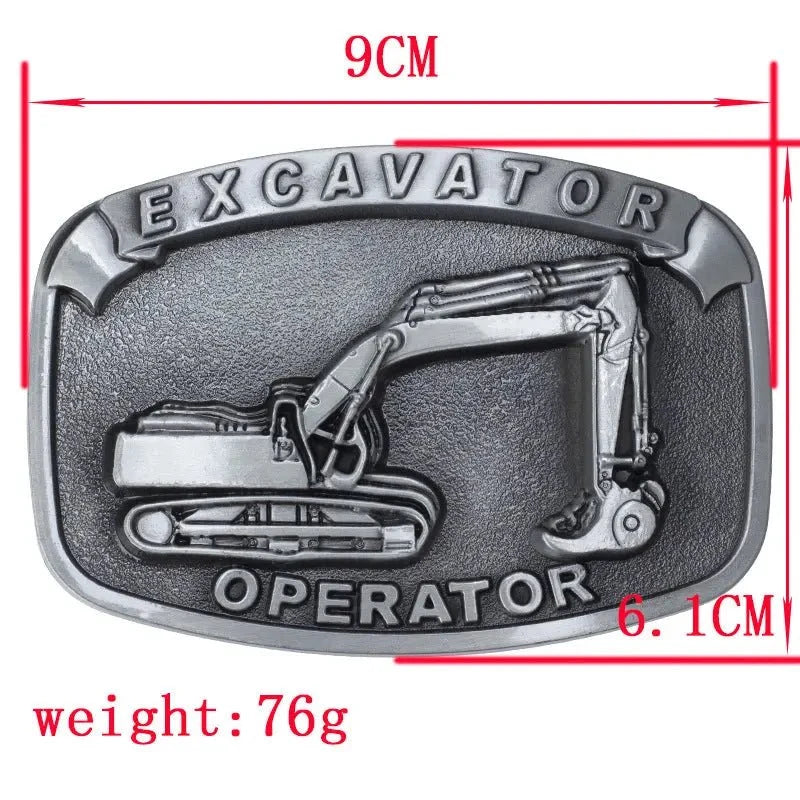 Operator Excavator Belt Buckle