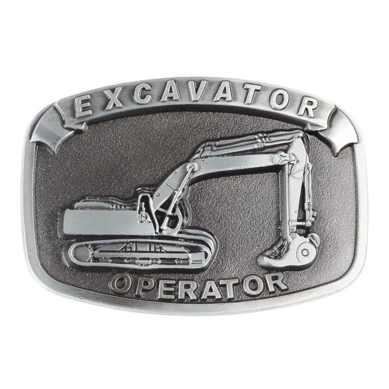 Operator Excavator Belt Buckle